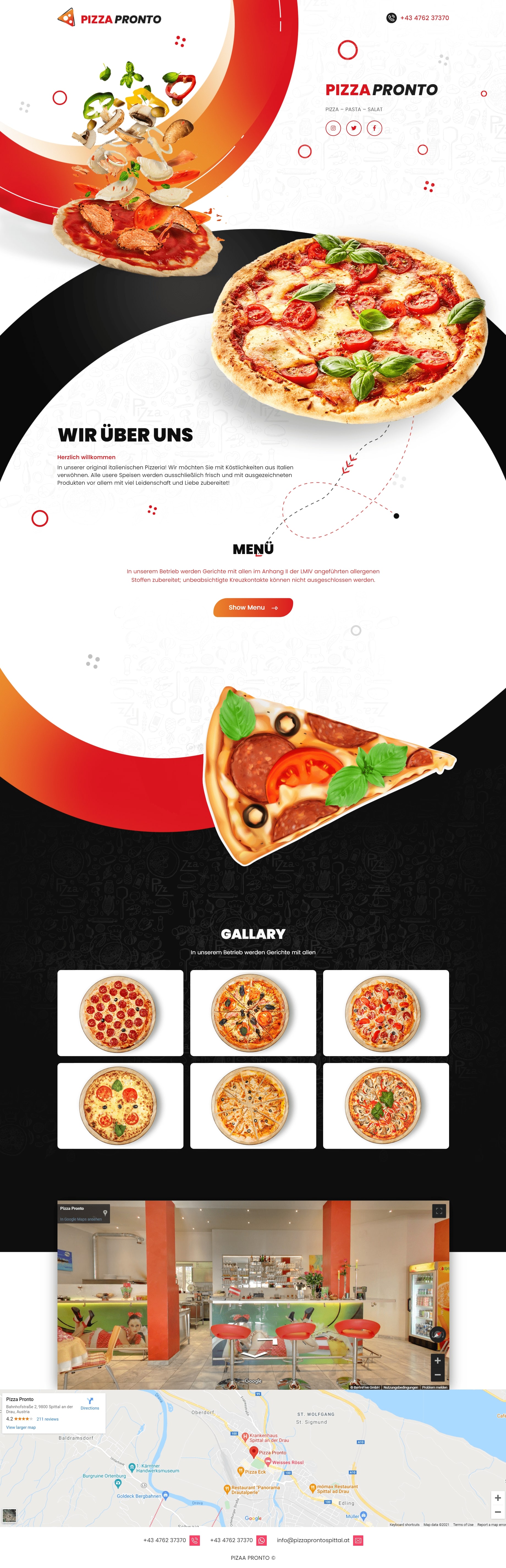 
                                PIZZA PRONTO
                